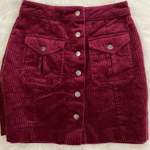 Velvet skirt